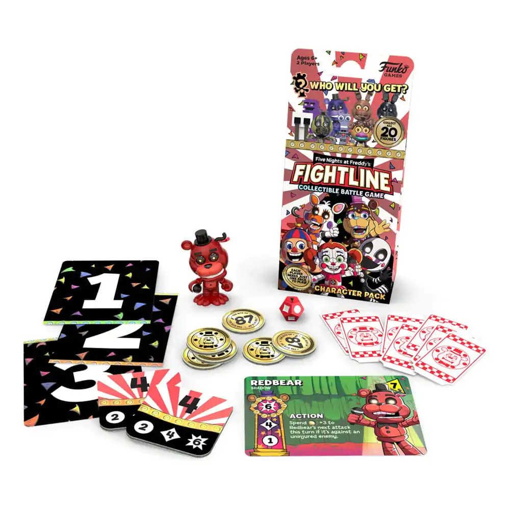 Five Nights at Freddy&#039;s Collectable Battle Game Kartenspiel-Erweiterungs Pack Fightline Produktfoto