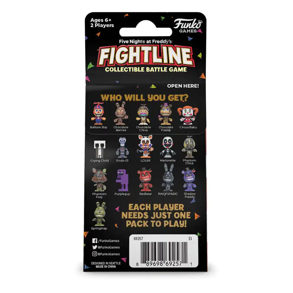 Five Nights at Freddy&#039;s Collectable Battle Game Kartenspiel-Erweiterungs Pack Fightline Produktfoto