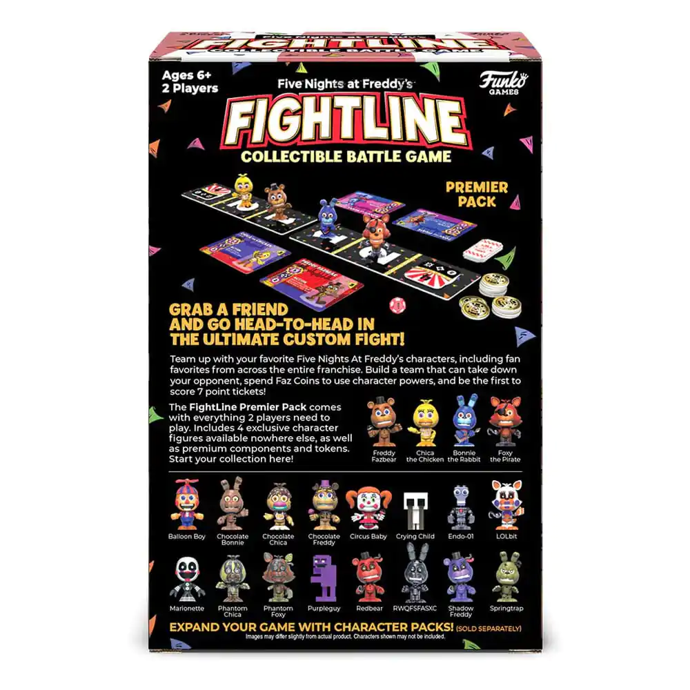 Five Nights at Freddy&#039;s Collectable Battle Game Kartenspiel Fightline Premier Set Produktfoto