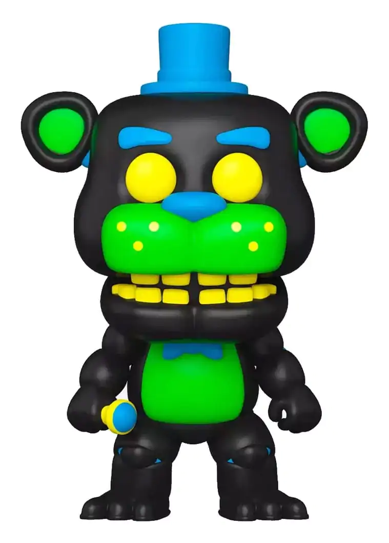 Five Nights at Freddy's Funko POP! Games Vinyl Figur Freddy Fazbear (Blacklight) 9 cm Produktfoto