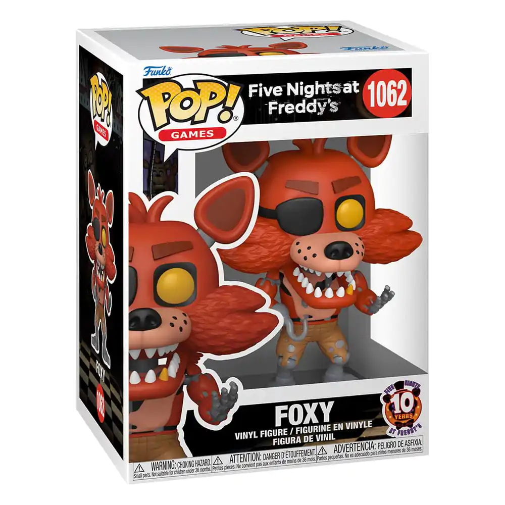 Five Nights at Freddy's Funko POP! Vinyl Figur 10th Anniversary - Foxy 9 cm termékfotó