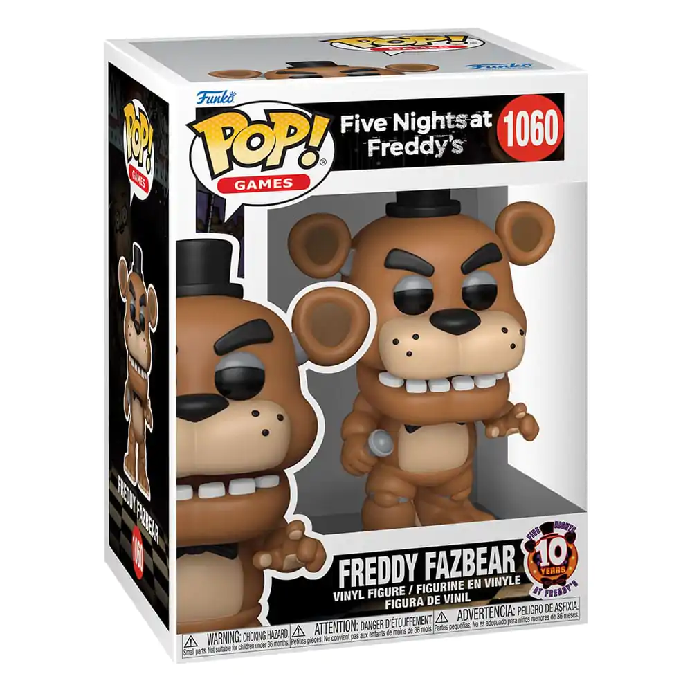 Five Nights at Freddy's Funko POP! Vinyl Figur 10th Anniversary - Freddy 9 cm termékfotó