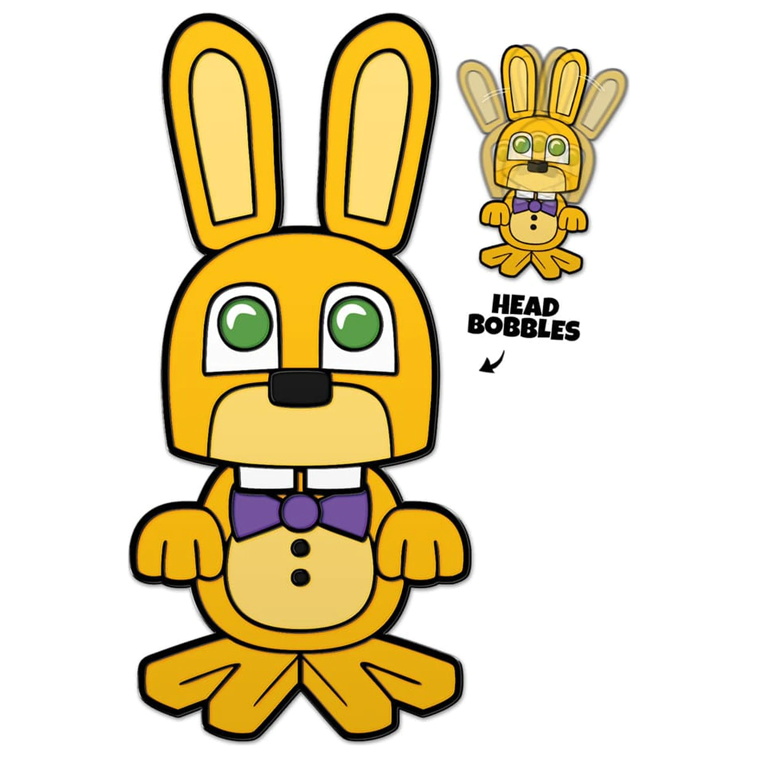 Five Nights at Freddy´s Wackelfigur Anstecknadel Spring Bonnie 5 cm Produktfoto