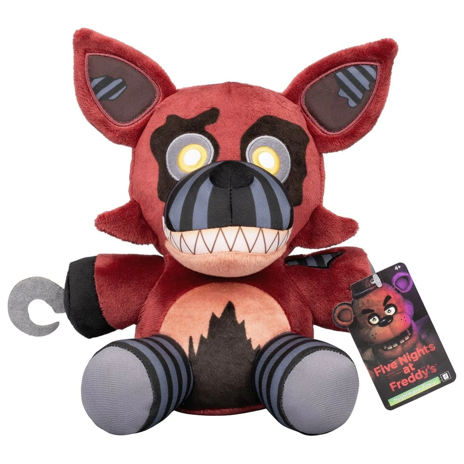 Five Nights at Freddy's Core Plüsch Nightmare Foxy (FNAF 4) 20 cm Produktfoto