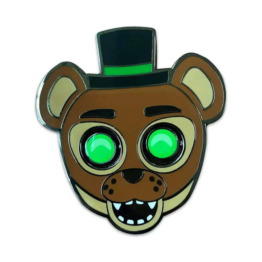 Five Nights at Freddy's Pin Anstecknadel Popgoes The Weasel Glow in the Drak Spinning 5 cm Produktfoto