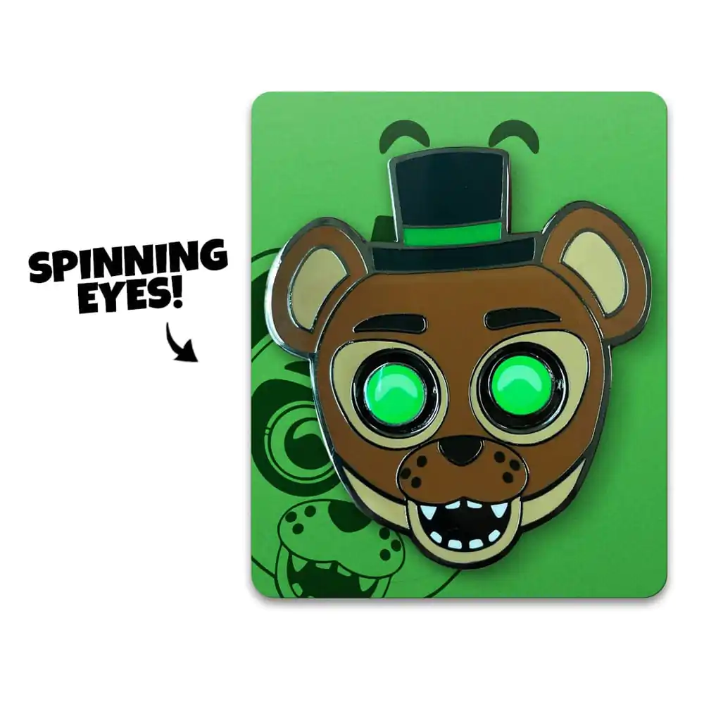 Five Nights at Freddy's Pin Anstecknadel Popgoes The Weasel Glow in the Drak Spinning 5 cm Produktfoto