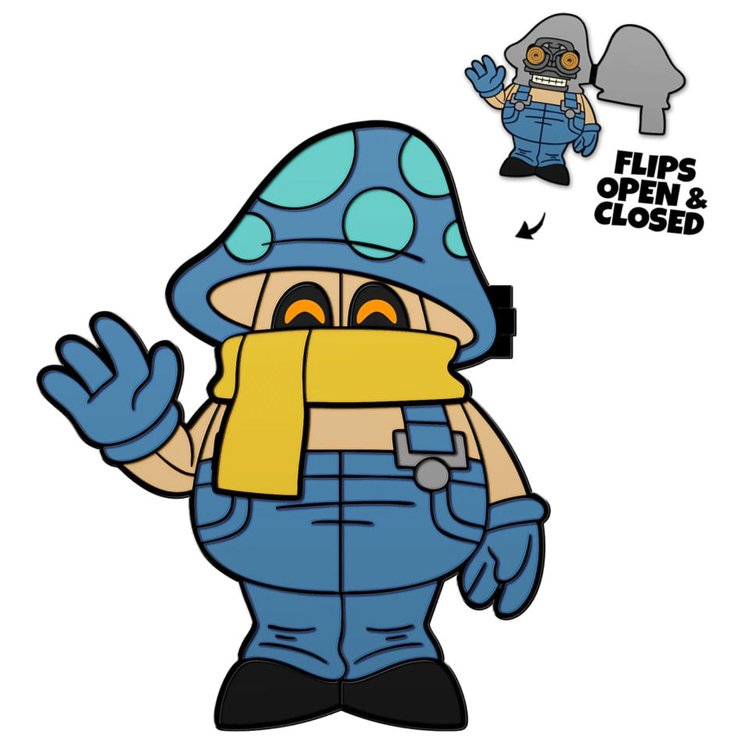 Five Nights at Freddy´s Reveal Anstecknadel Mimic Mycellium Man 5 cm Produktfoto