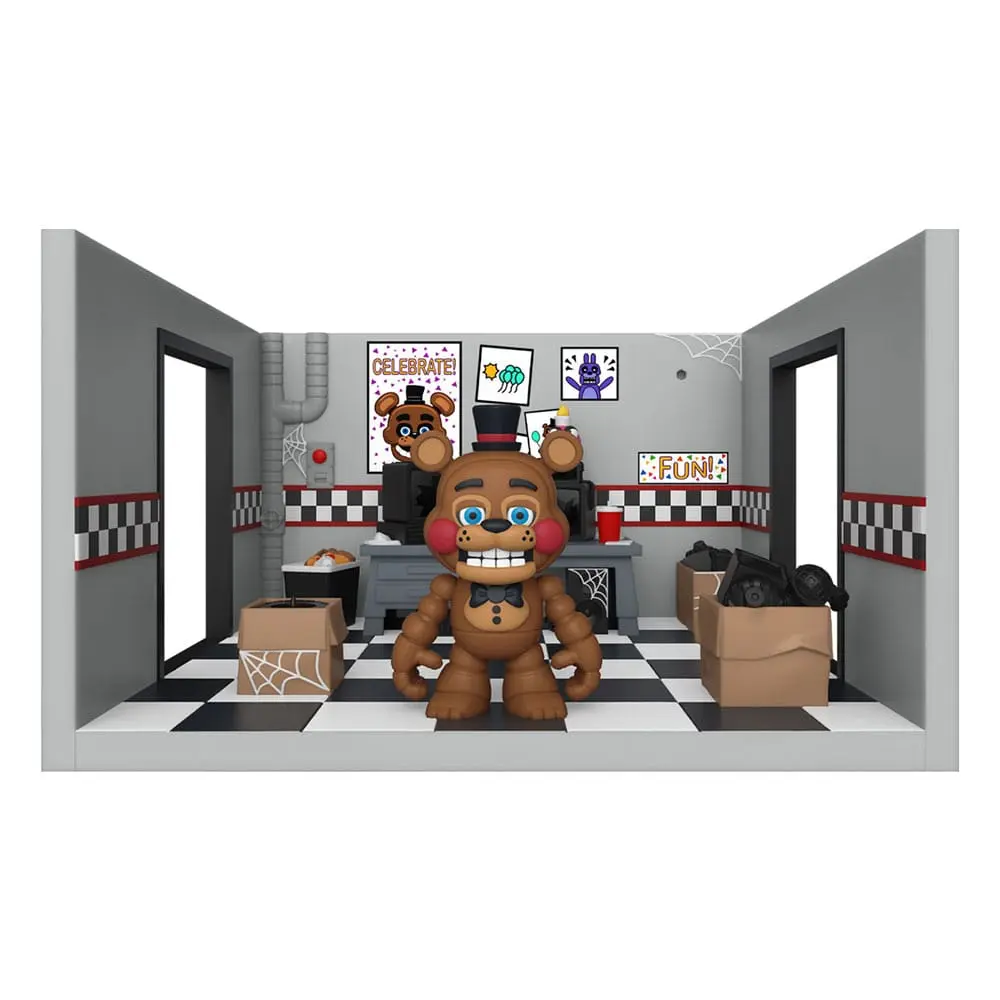 Five Nights at Freddy's Snap Spielset mit Actionfigur Freddy's Room 9 cm Produktfoto