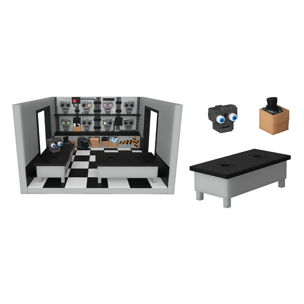 Five Nights at Freddy's Snap Spielset mit Actionfigur Storage Rm w/Chica 9 cm Produktfoto