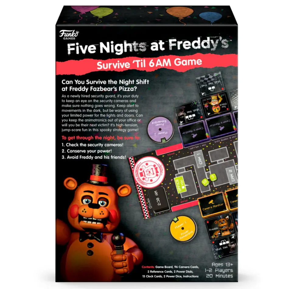 Five Nights at Freddy's Brettspiel Survive 'Til 6AM *English Version* Produktfoto