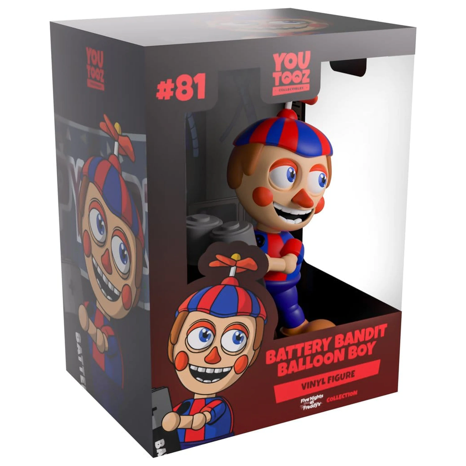 Five Nights at Freddy's Vinyl Figur Battery Balloon Boy 12 cm Produktfoto
