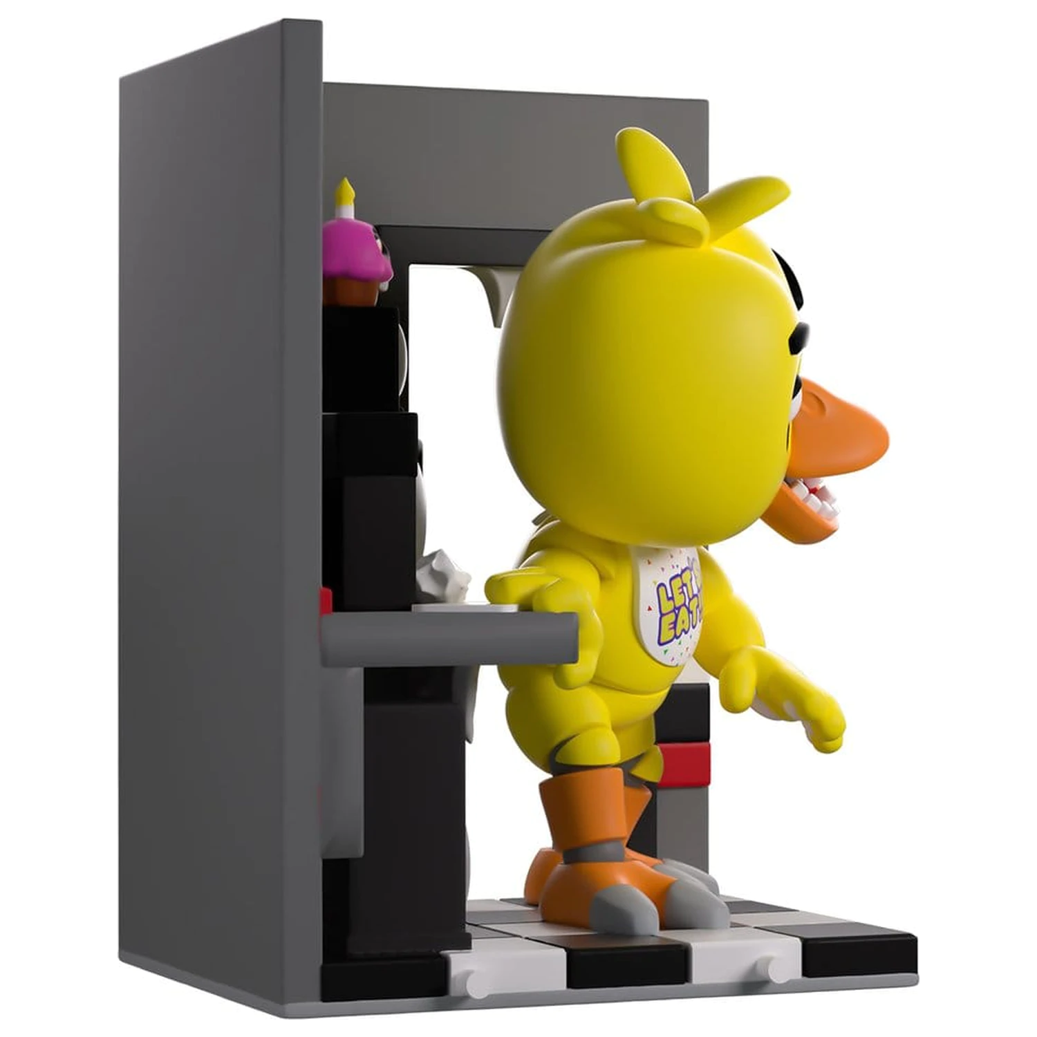 Five Nights at Freddy's Vinylfigur Chica in East Hall 13 cm Produktfoto