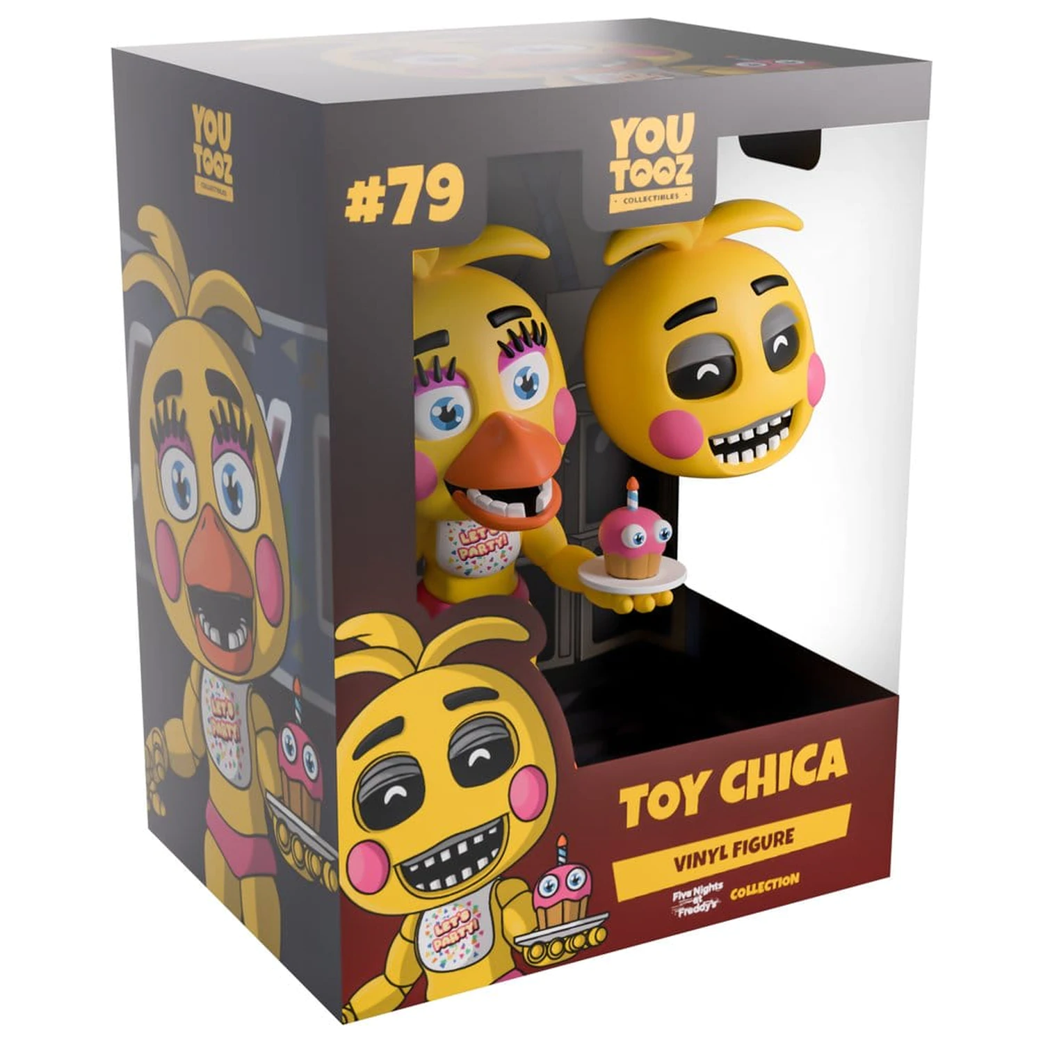 Five Nights at Freddy's Vinyl Figur Toy Chica 12 cm Produktfoto