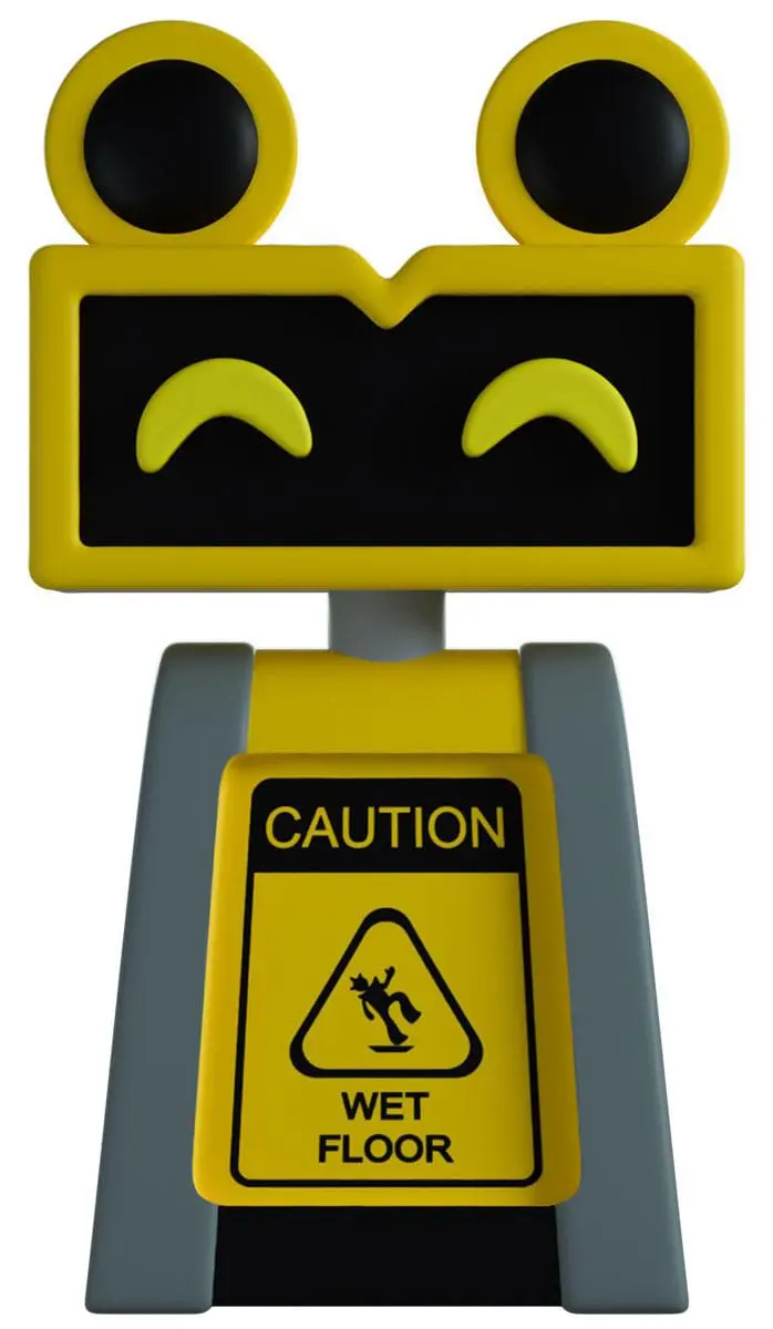 Five Nights at Freddy's Vinyl Figur Wet Floor Bot 9 cm Produktfoto