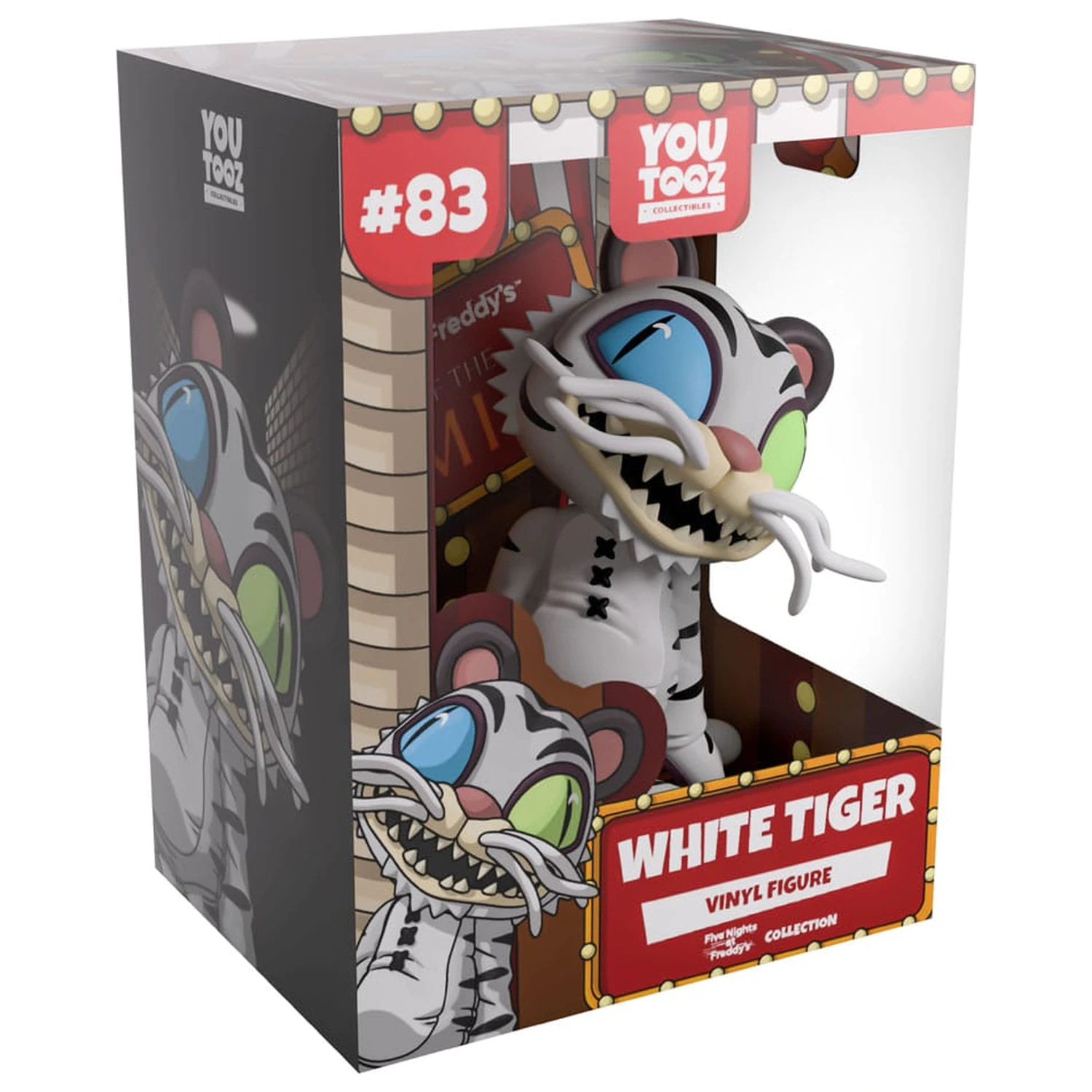 Five Nights at Freddy's Vinyl Figur White Tiger 13 cm Produktfoto