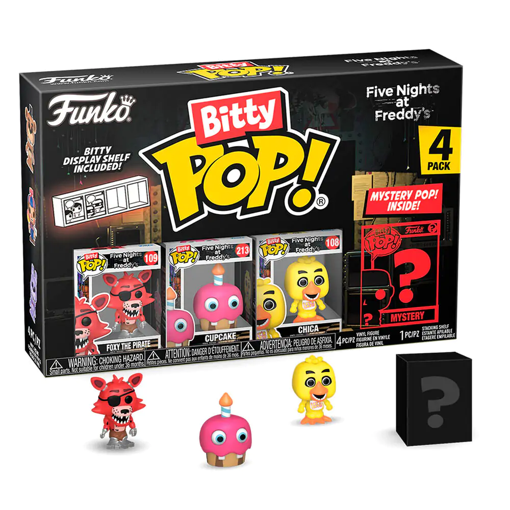 Five Nights at Freddys Bitty POP! Vinyl Figuren 4er-Pack Foxy termékfotó