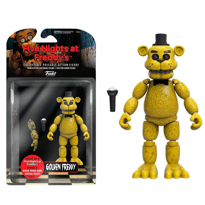 Five Nights at Freddys Gold Freddy Actionfigur 13 cm termékfotó