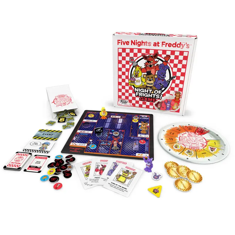 Five Nights at Freddys Night of Frights Game Englische Version Brettspiel Produktfoto
