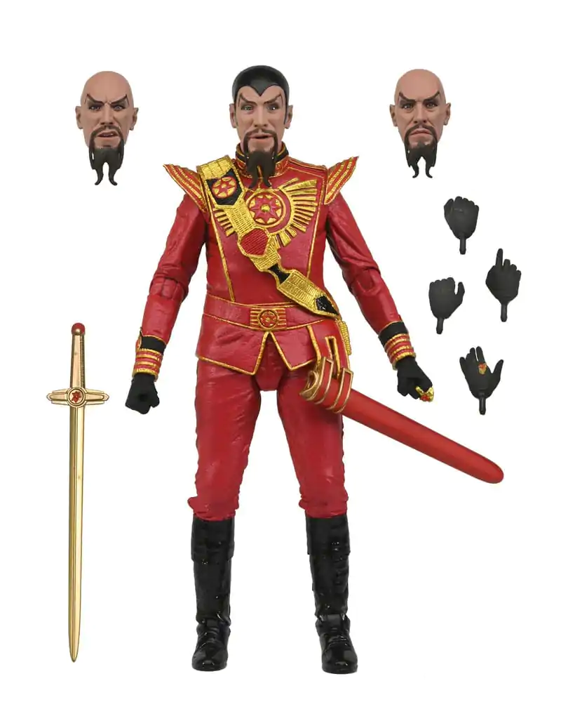 Flash Gordon (1980) Actionfigur Ultimate Ming (Red Military Outfit) 18 cm termékfotó