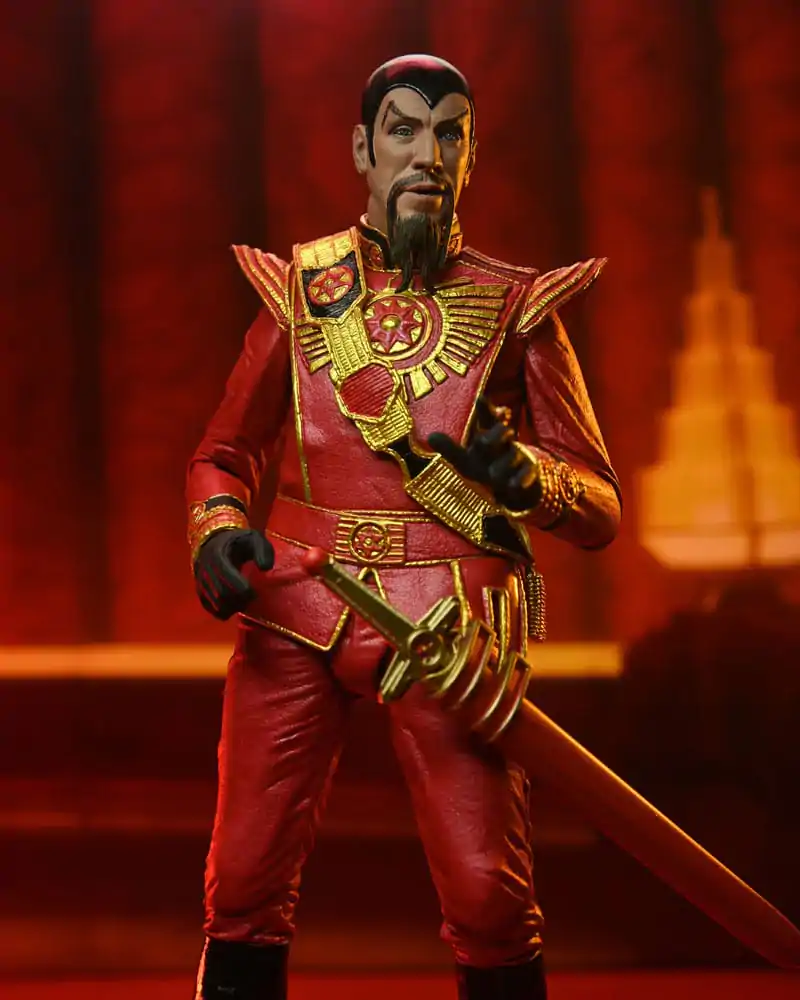 Flash Gordon (1980) Actionfigur Ultimate Ming (Red Military Outfit) 18 cm termékfotó