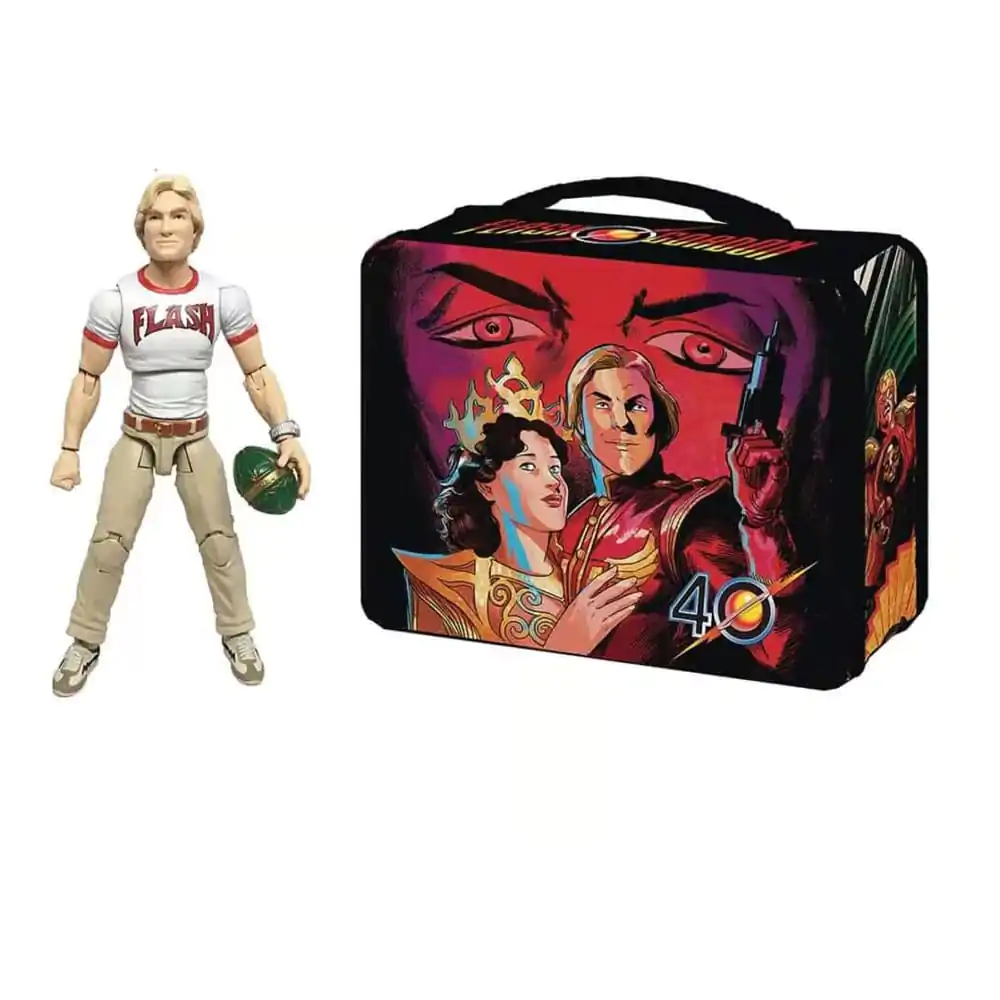 Flash Gordon Hero H.A.C.K.S. Actionfigur Flash Gordon with Lunchbox termékfotó