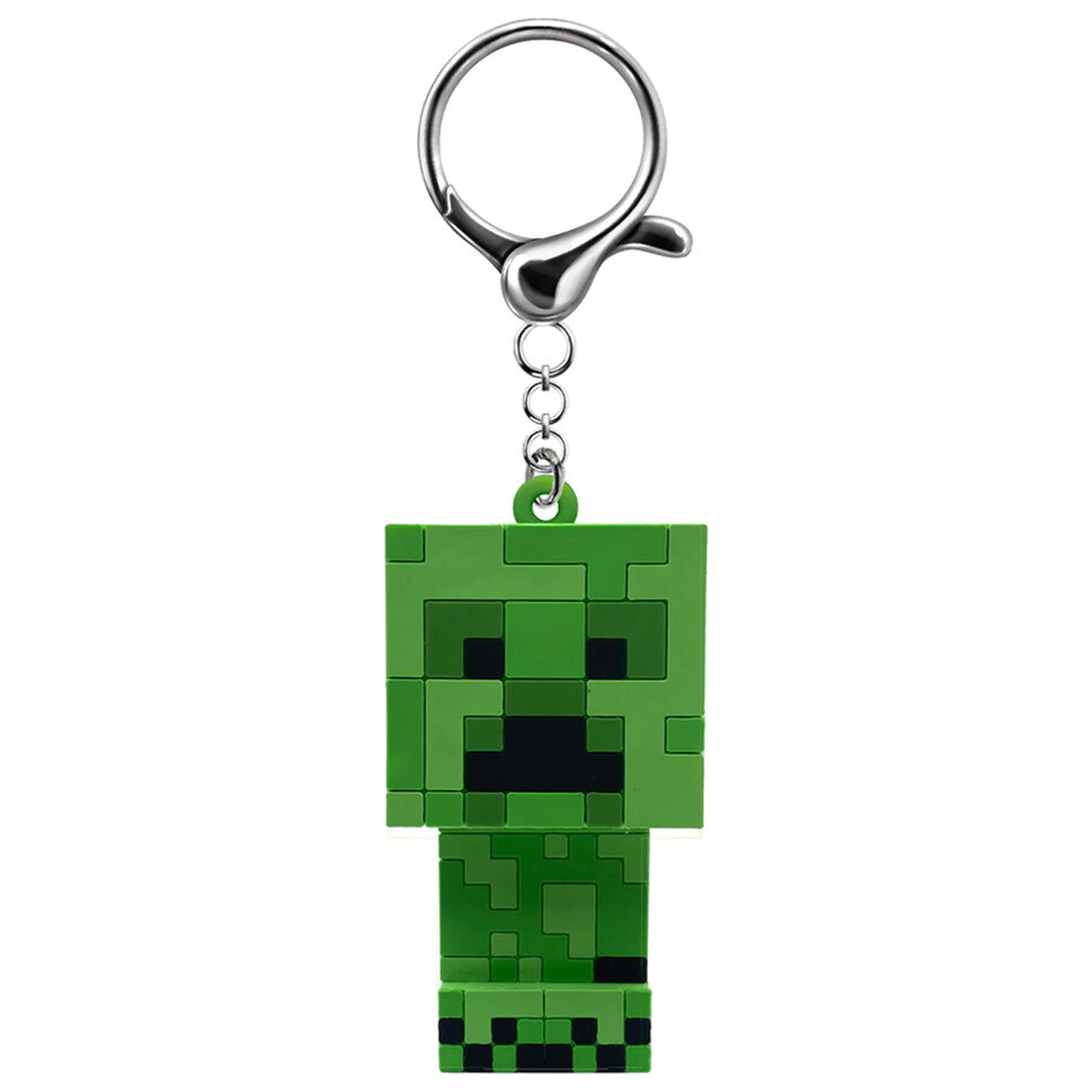 Flashies Minecraft 3D Schlüsselanhänger mit LED Taschenlampe Produktfoto