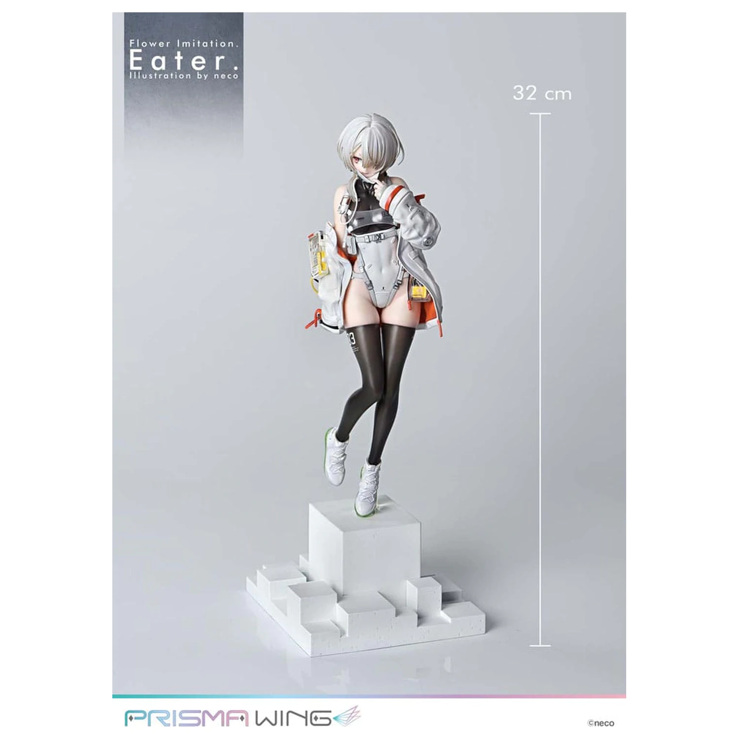 Flower Imitation Prisma Wing PVC Statue 1/7 Eater Illustration by neco 32 cm Produktfoto