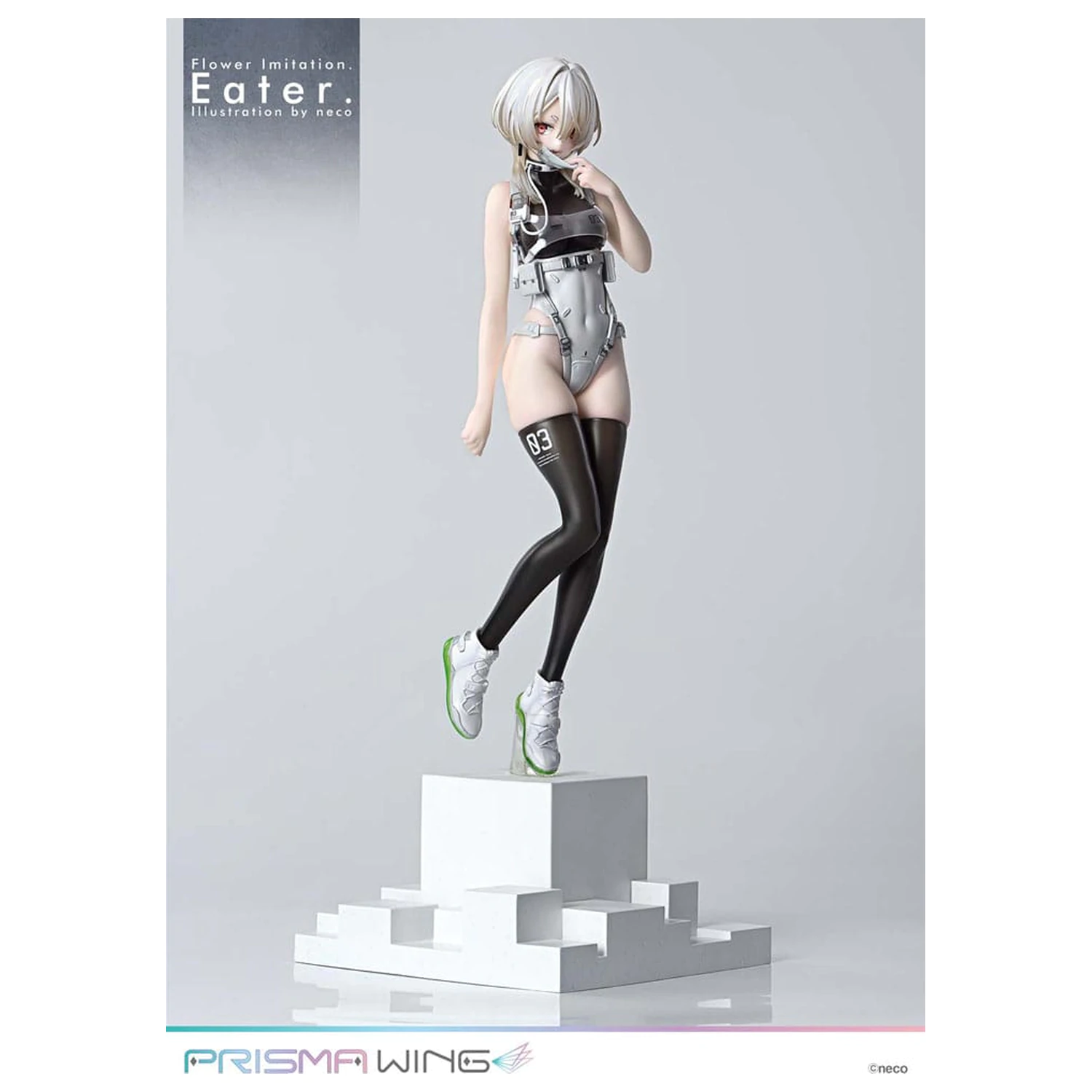 Flower Imitation Prisma Wing PVC Statue 1/7 Eater Illustration by neco 32 cm Produktfoto