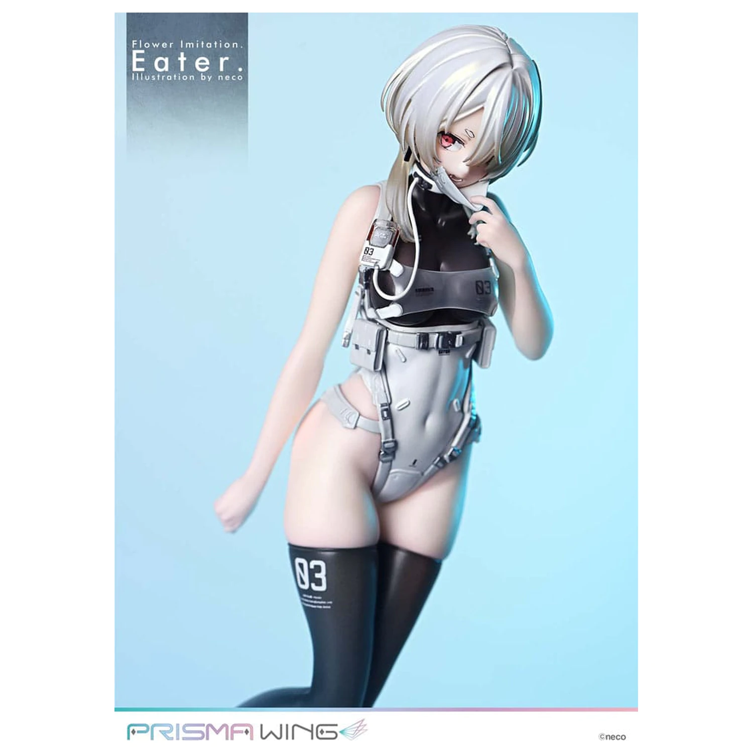 Flower Imitation Prisma Wing PVC Statue 1/7 Eater Illustration by neco 32 cm Produktfoto