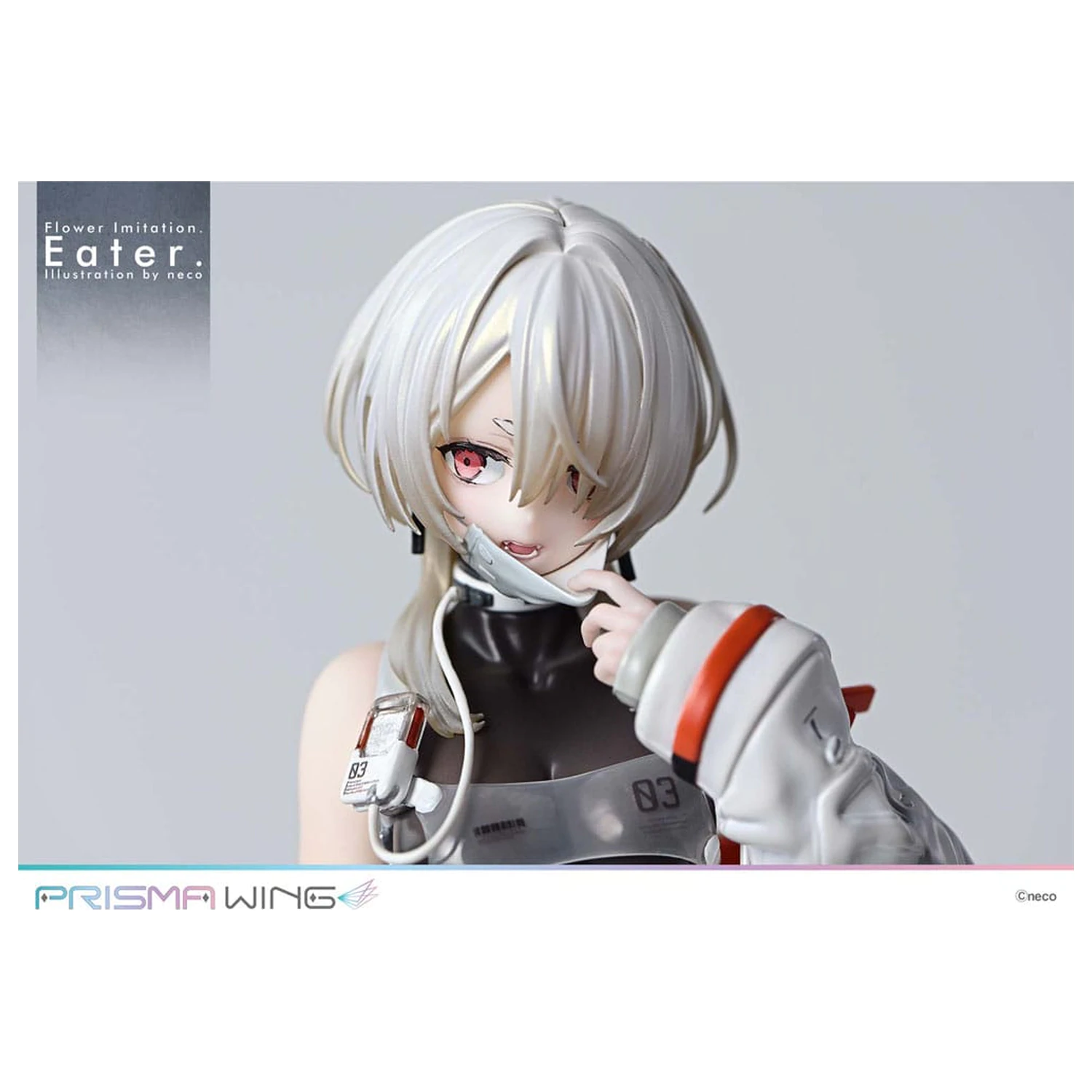 Flower Imitation Prisma Wing PVC Statue 1/7 Eater Illustration by neco 32 cm Produktfoto