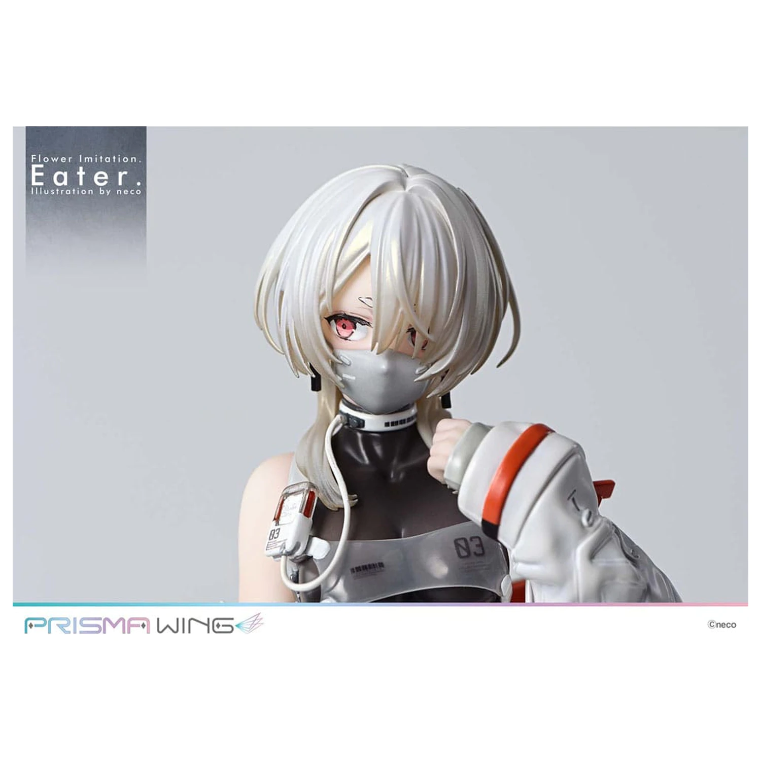 Flower Imitation Prisma Wing PVC Statue 1/7 Eater Illustration by neco 32 cm Produktfoto