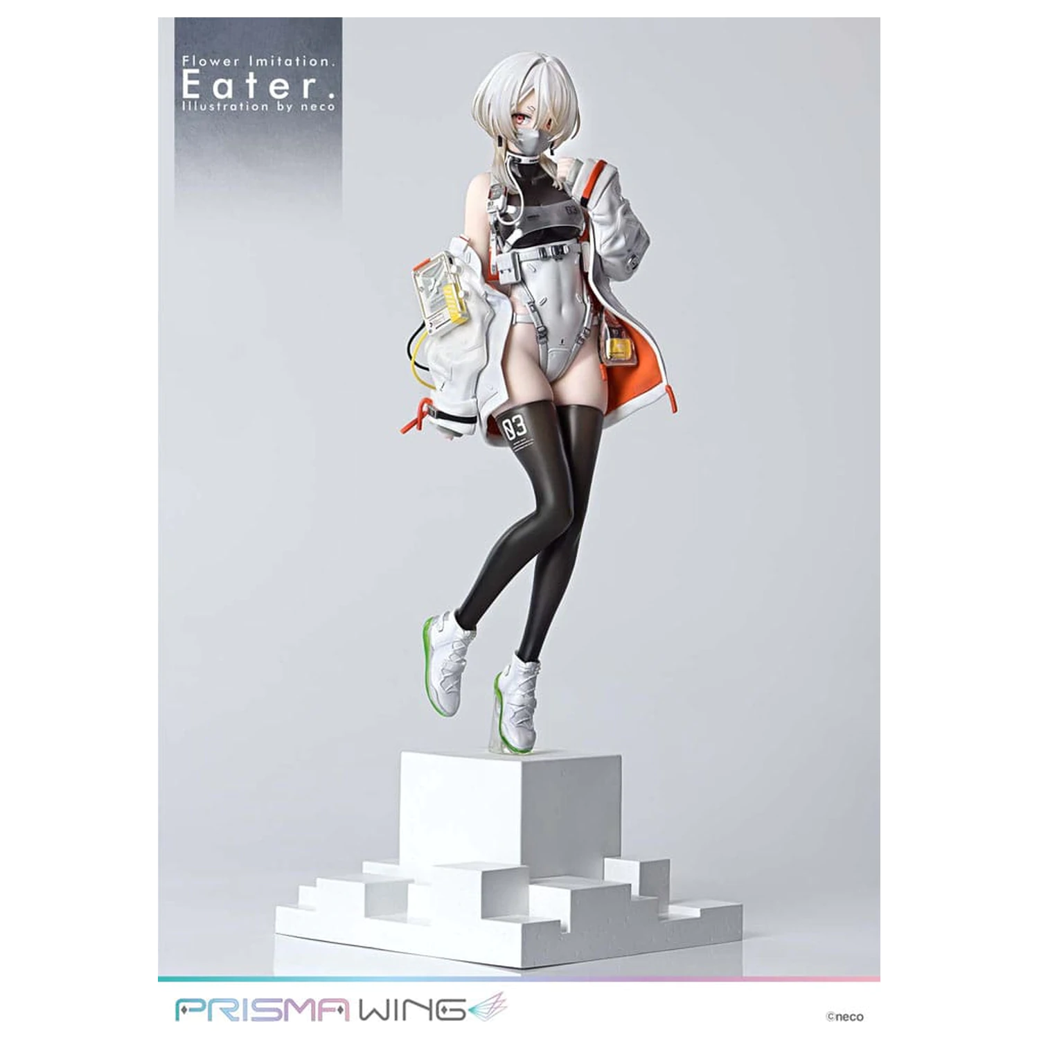 Flower Imitation Prisma Wing PVC Statue 1/7 Eater Illustration by neco 32 cm Produktfoto