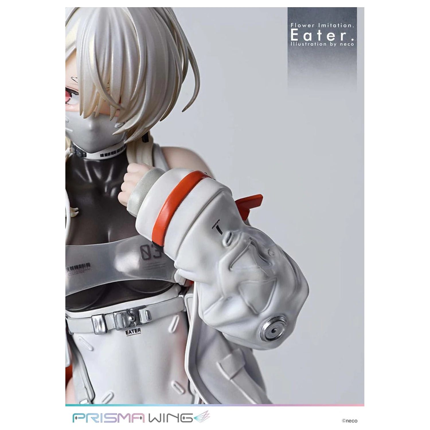 Flower Imitation Prisma Wing PVC Statue 1/7 Eater Illustration by neco 32 cm Produktfoto
