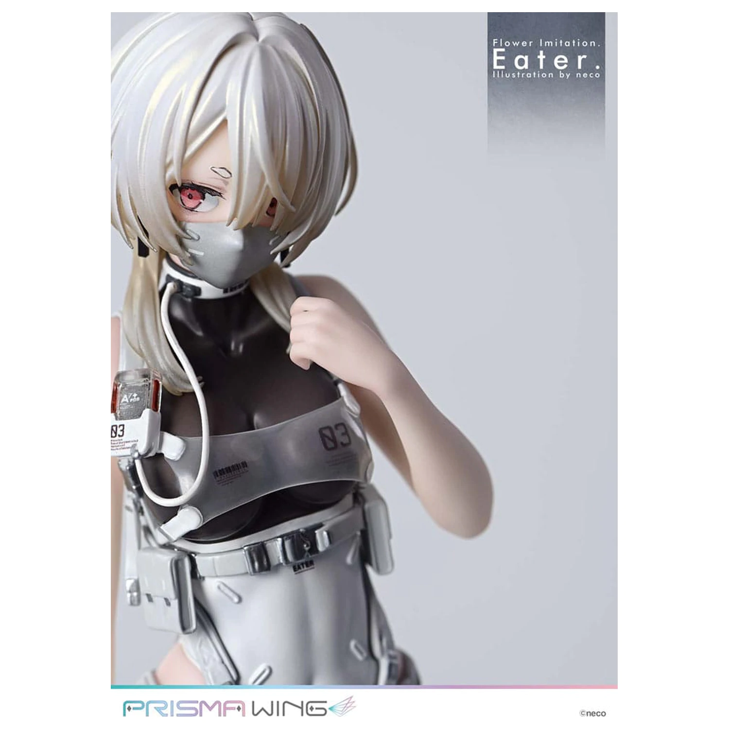 Flower Imitation Prisma Wing PVC Statue 1/7 Eater Illustration by neco 32 cm Produktfoto