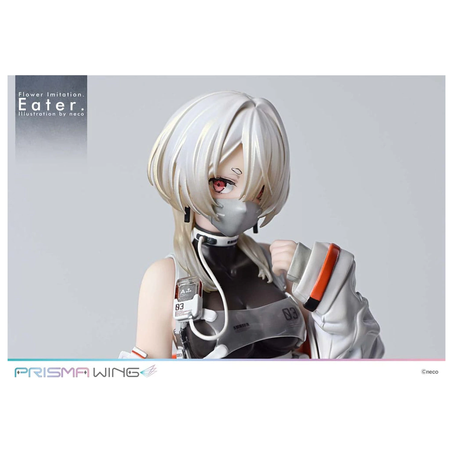Flower Imitation Prisma Wing PVC Statue 1/7 Eater Illustration by neco 32 cm Produktfoto