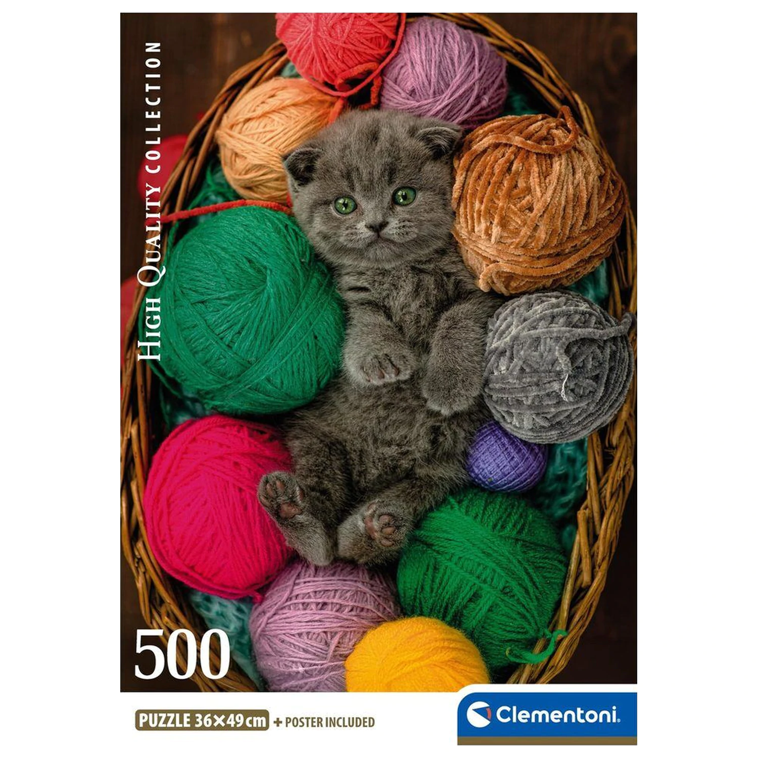 Fluffy Kitten Puzzle 500 Teile Produktfoto
