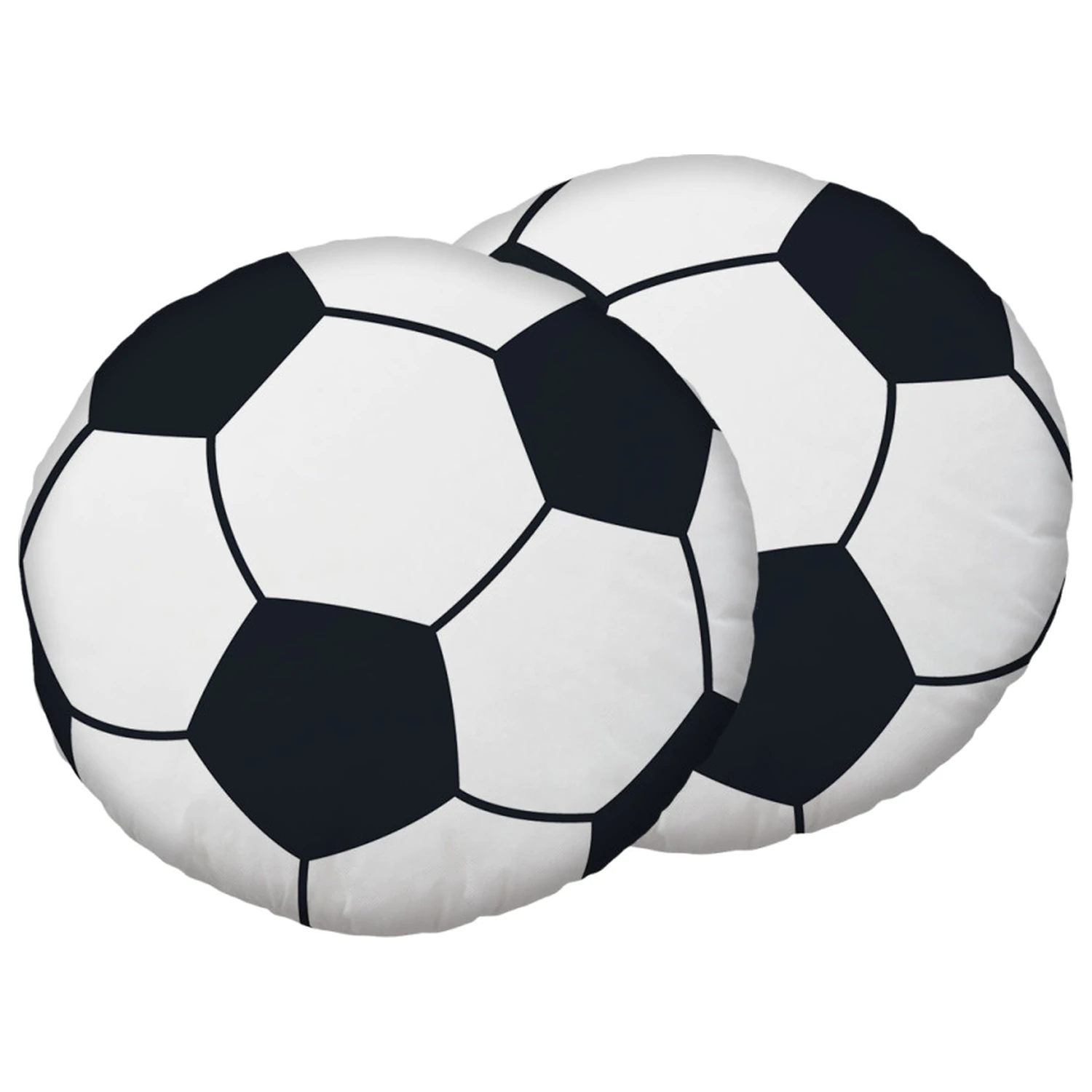 Fußball Ball geformtes Kissen, dekoratives Kissen 35 cm Produktfoto