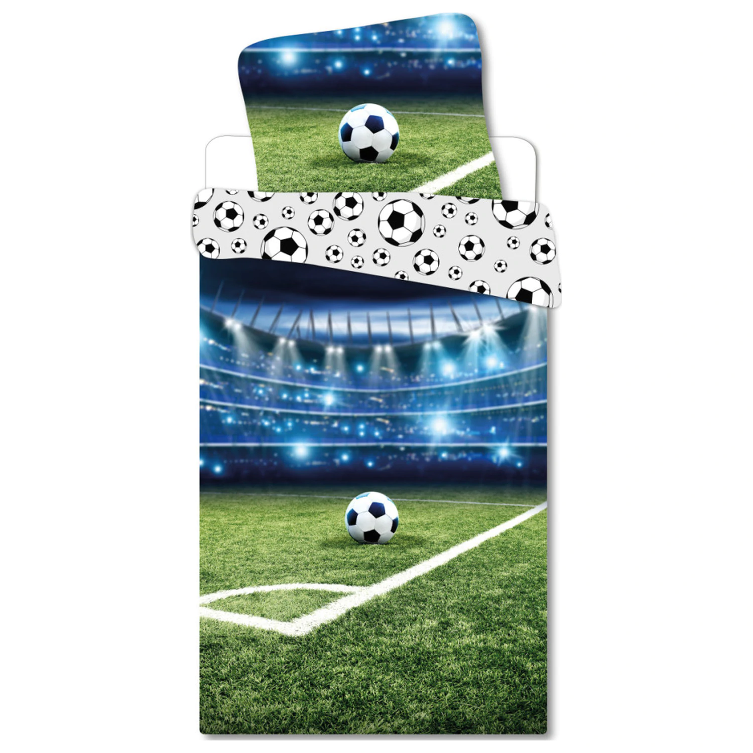 Football Stadion Bettbezug Produktfoto