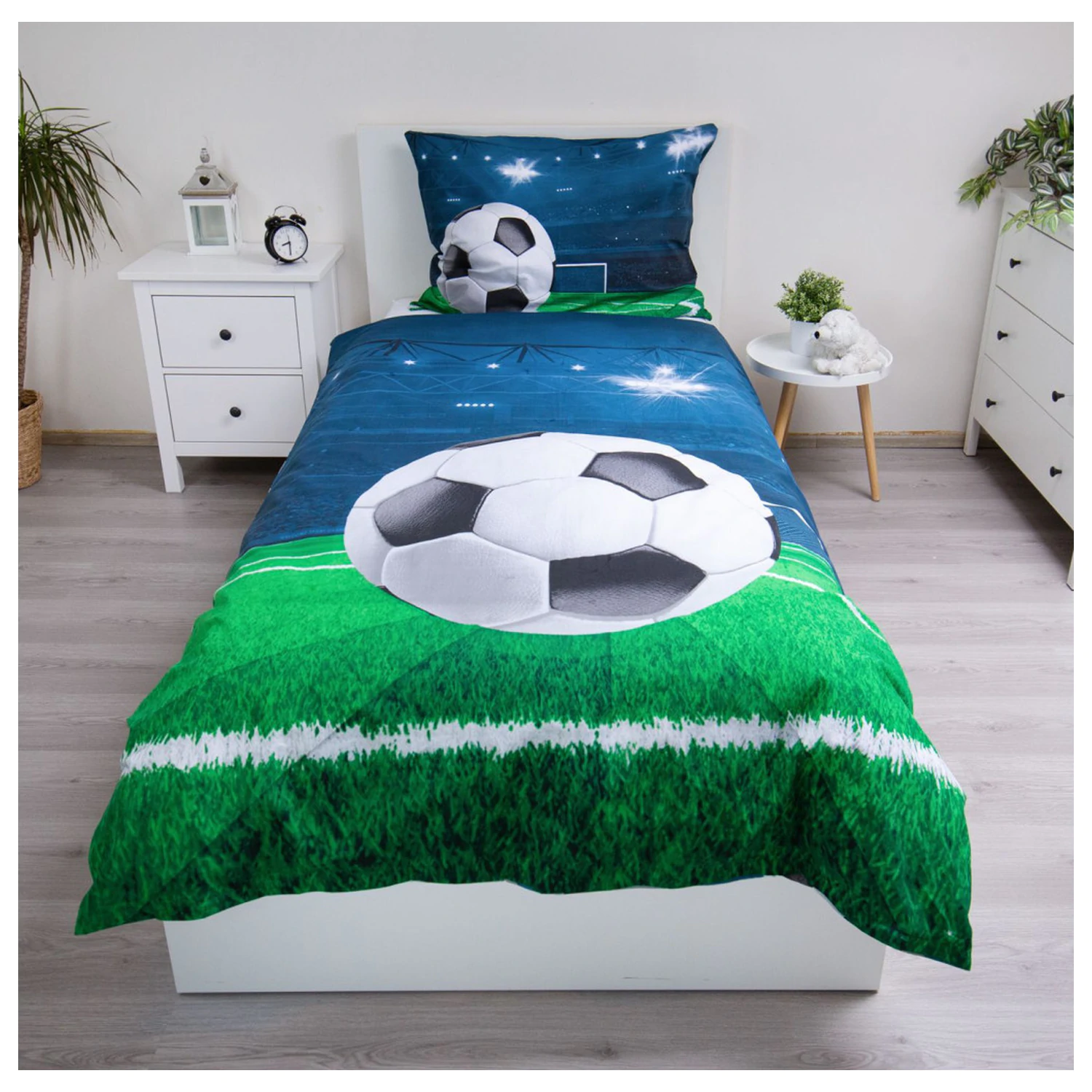 Football Stadium Light Bettbezug Produktfoto