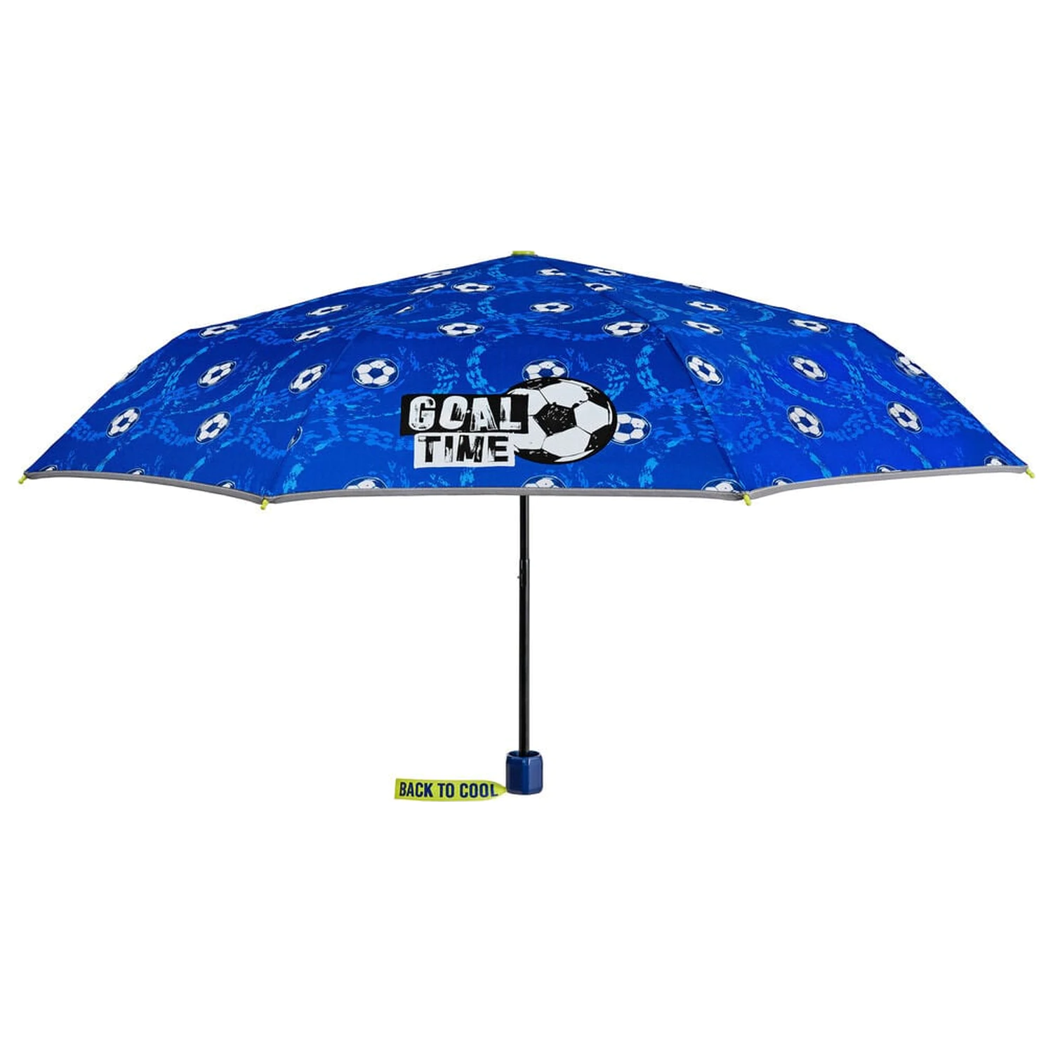 Football manuelle Falt Regenschirm 50 cm Produktfoto