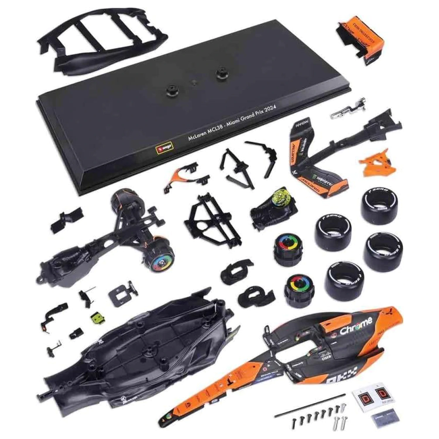 Formula 1 F1 McLaren MCL38 Lando Norris Modellbausatz 1:24 Produktfoto