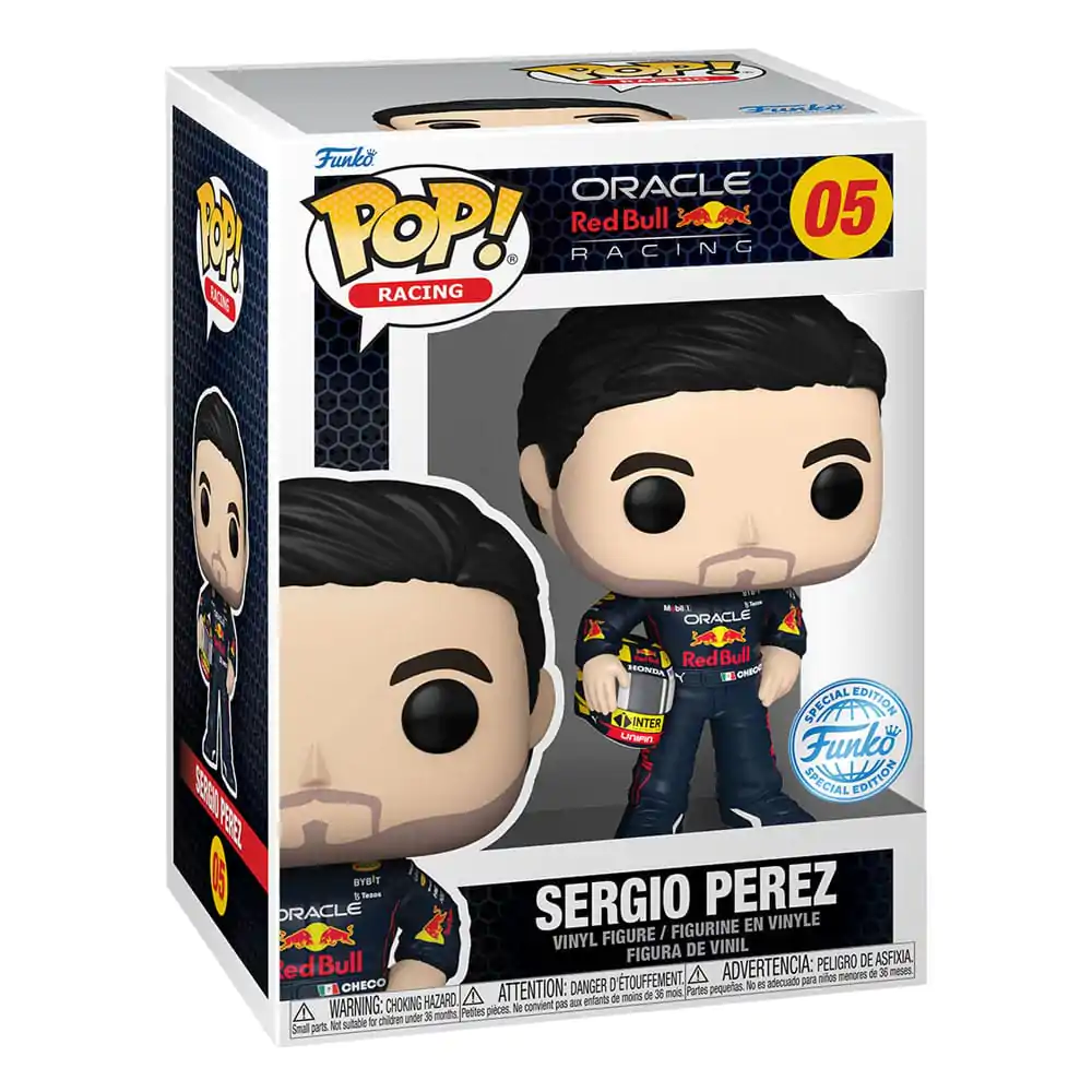 Formula 1 Funko POP! Racing Vinyl Figur Sergio Perez w/helmet Exclusive Edition 9 cm termékfotó