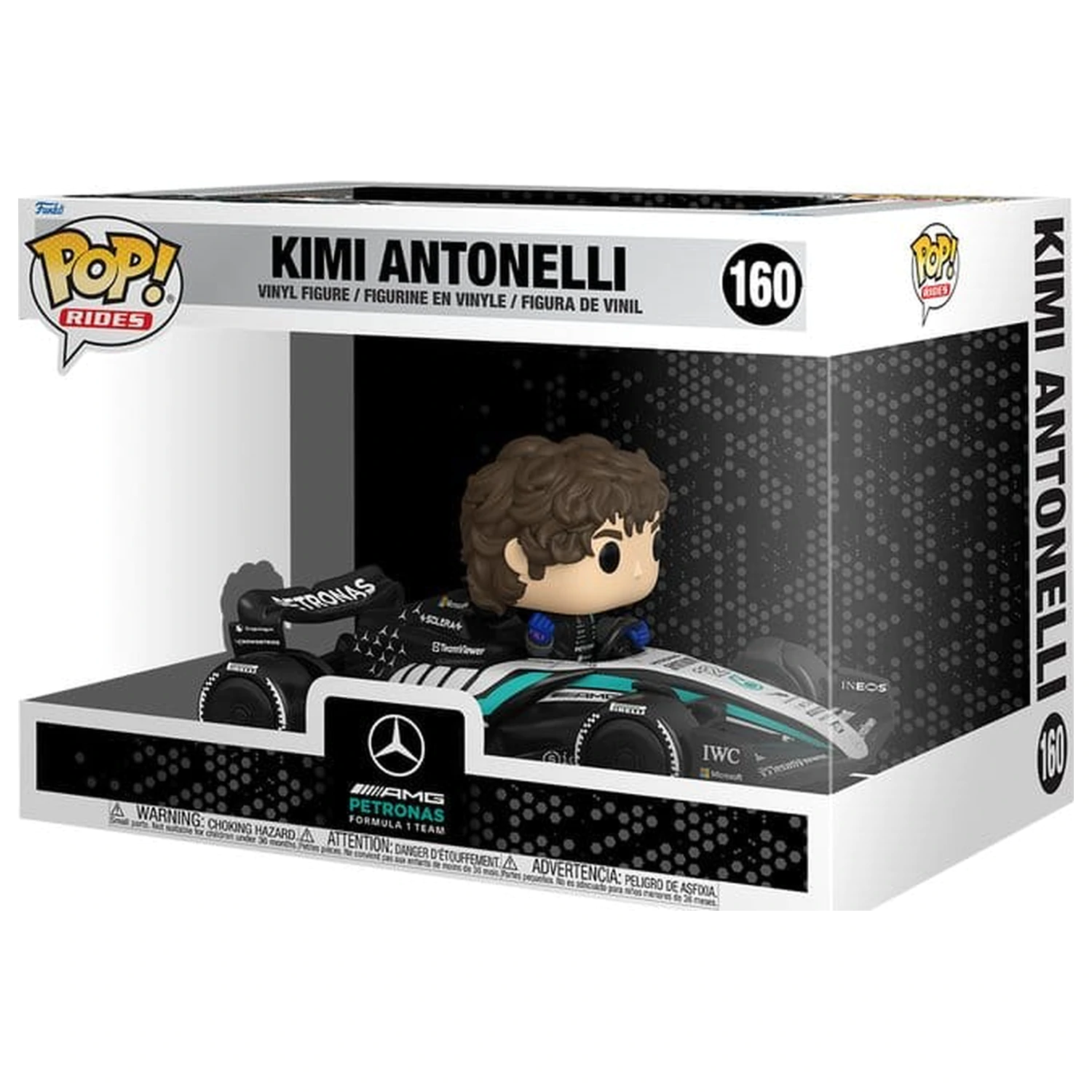 Formula 1 Funko POP! Rides Super Deluxe Vinyl-Figur Mercedes Benz - KIMI 15 cm Produktfoto