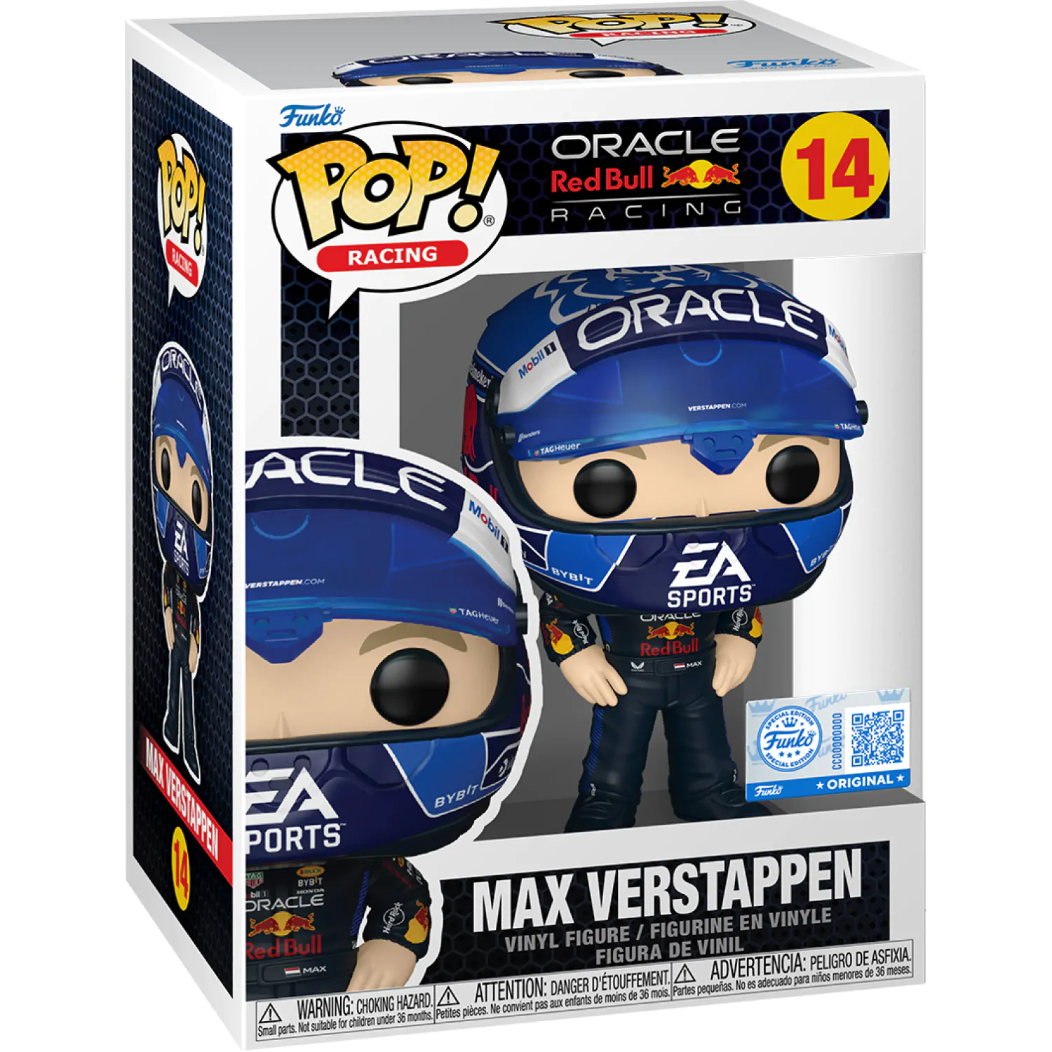 Formula 1 Funko POP! Vinyl Figur Max Verstappen (USA Helm) 9 cm Produktfoto