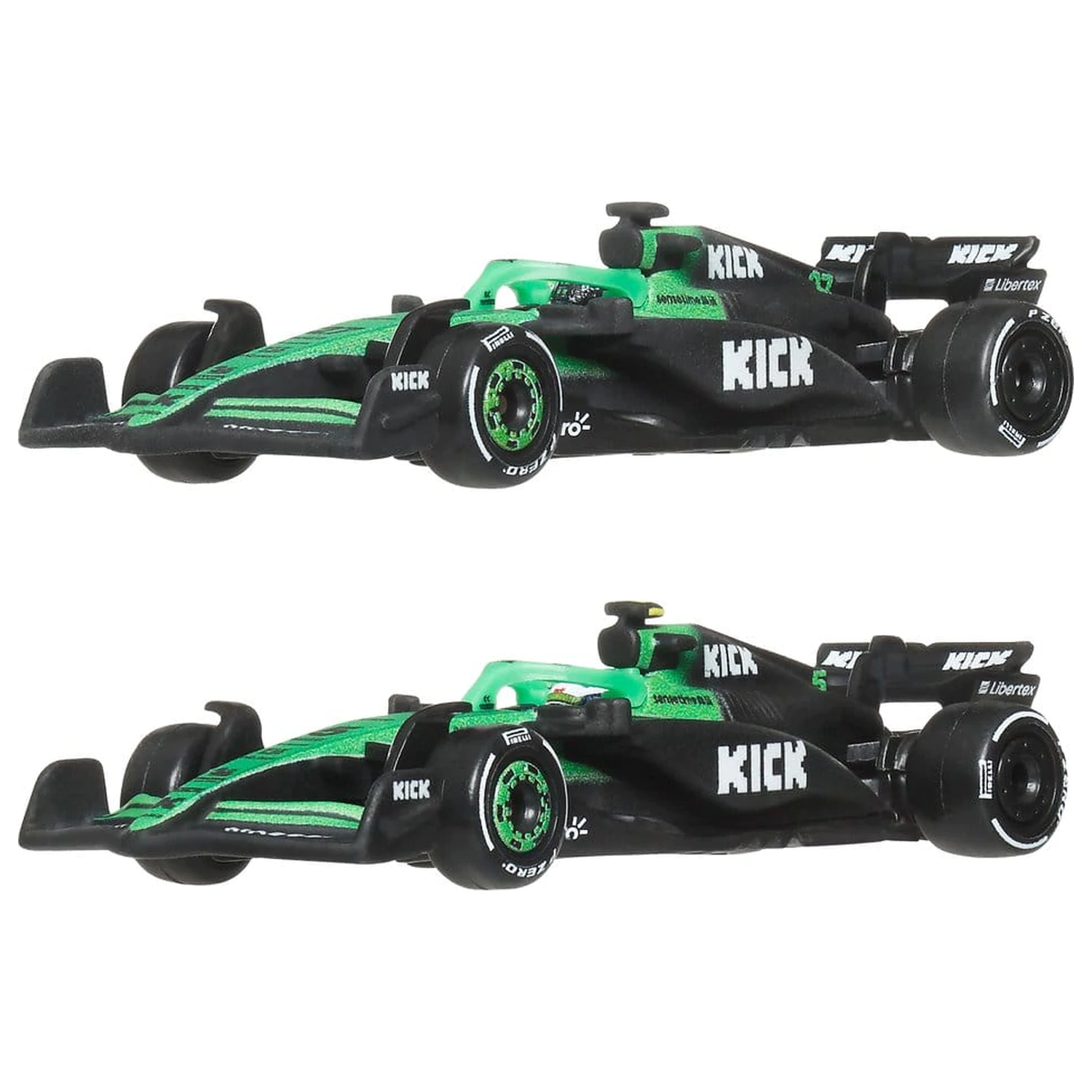 Formula 1 Hot Wheels Premium Die-Cast Fahrzeuge 2er-Pack 1/64 KICK Sauber Team Produktfoto