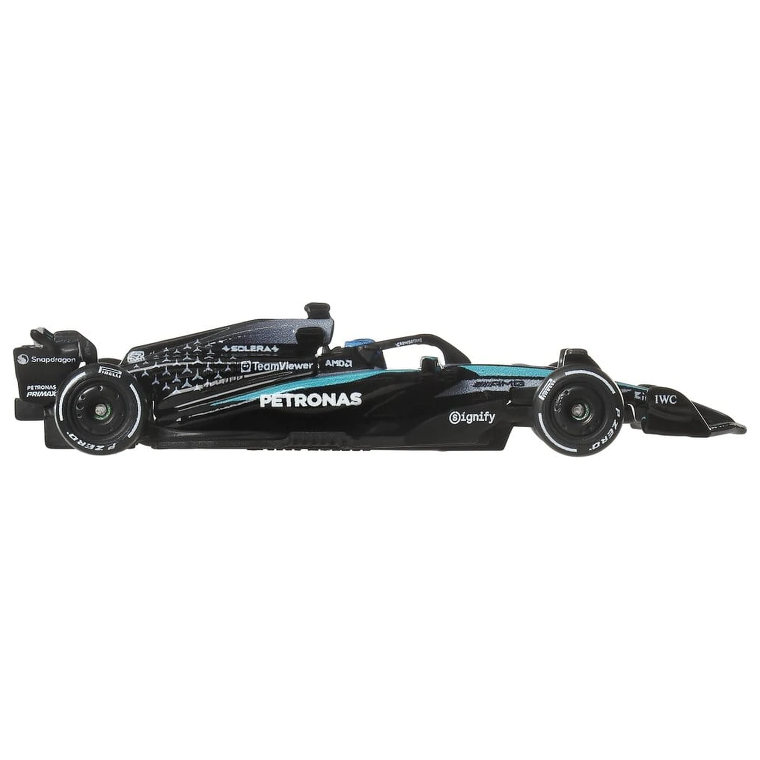 Formula 1 Hot Wheels Premium Die-Cast Fahrzeug 2er-Pack 1:64 Team Mercedes-AMG PETRONAS Produktfoto