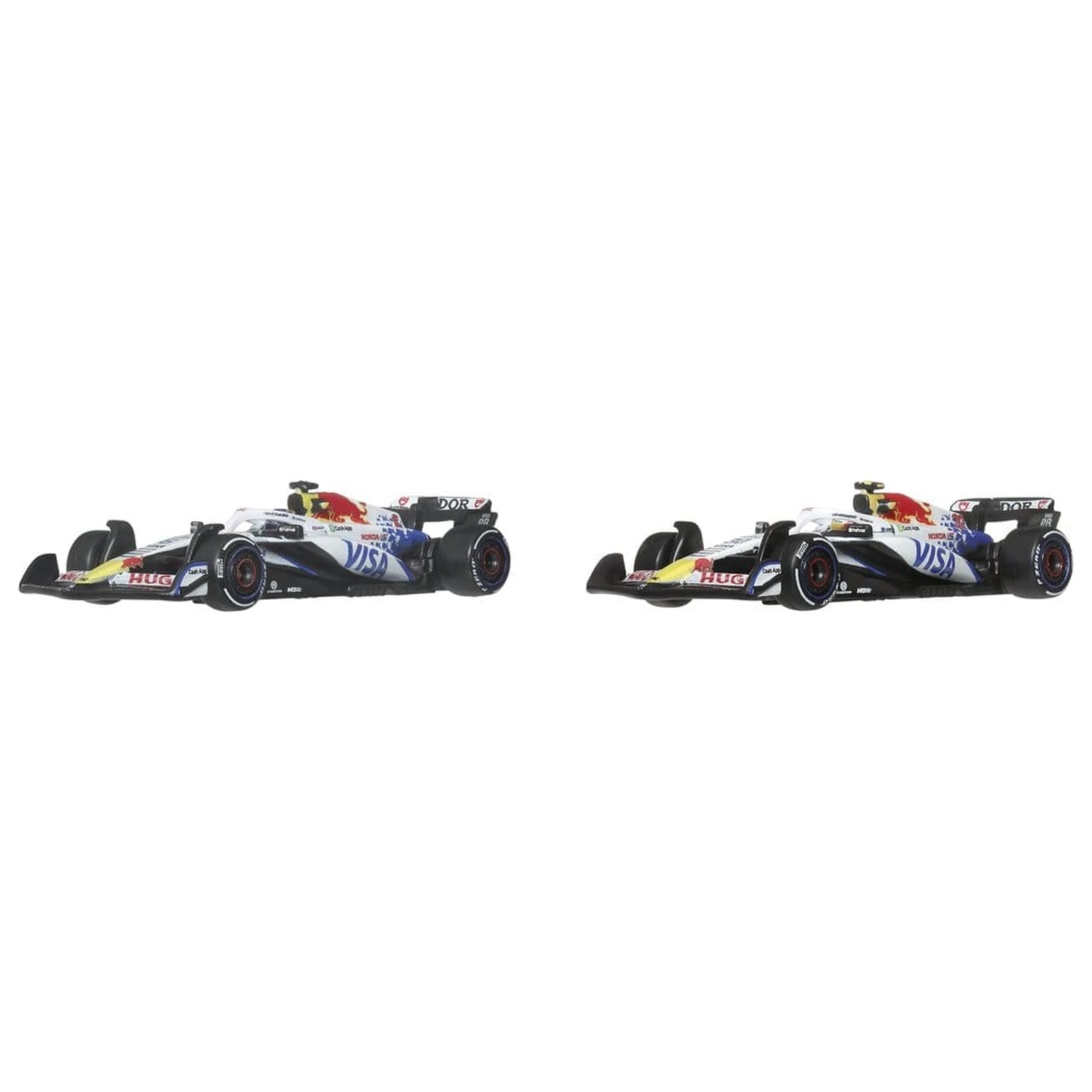 Formula 1 Hot Wheels Premium Die-Cast Fahrzeug 2er-Pack 1:64 Team Visa Cash App Racing Bulls Produktfoto