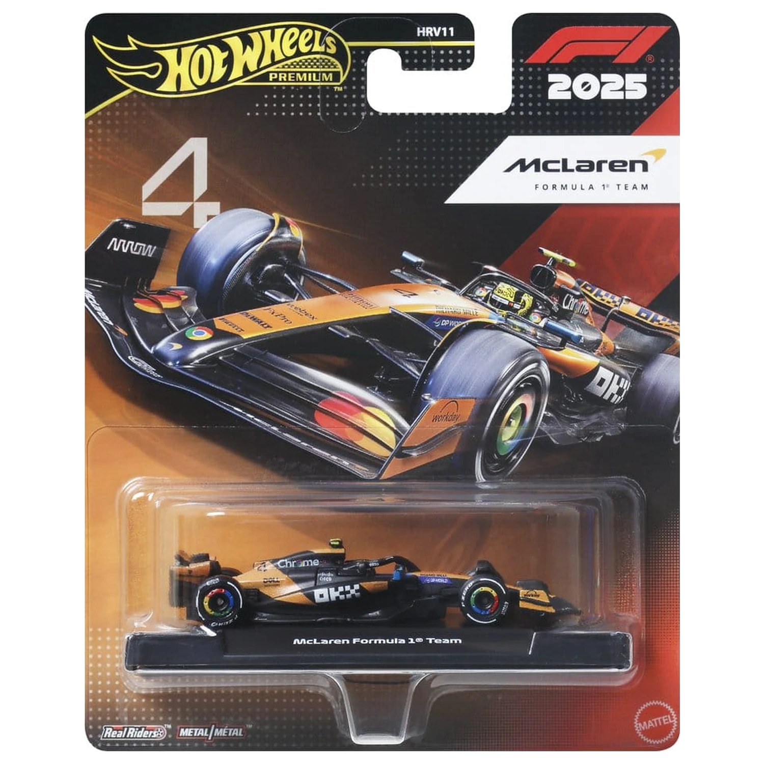 Formula 1 Hot Wheels Premium Die-Cast Fahrzeug 1:64 Team McLaren: Driver 2 Produktfoto