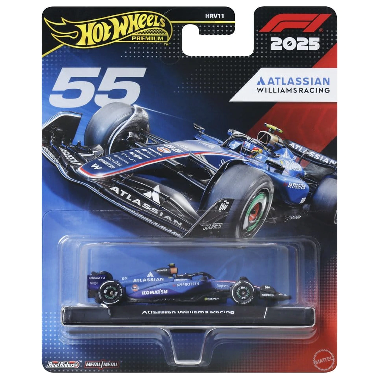 Formula 1 Hot Wheels Premium Druckguss Fahrzeug 1:64 Team Williams: Driver 1 Produktfoto