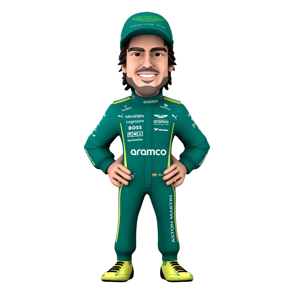 Formel 1 Minix Figur Fernando Alonso (Aston Martin) 12 cm Produktfoto